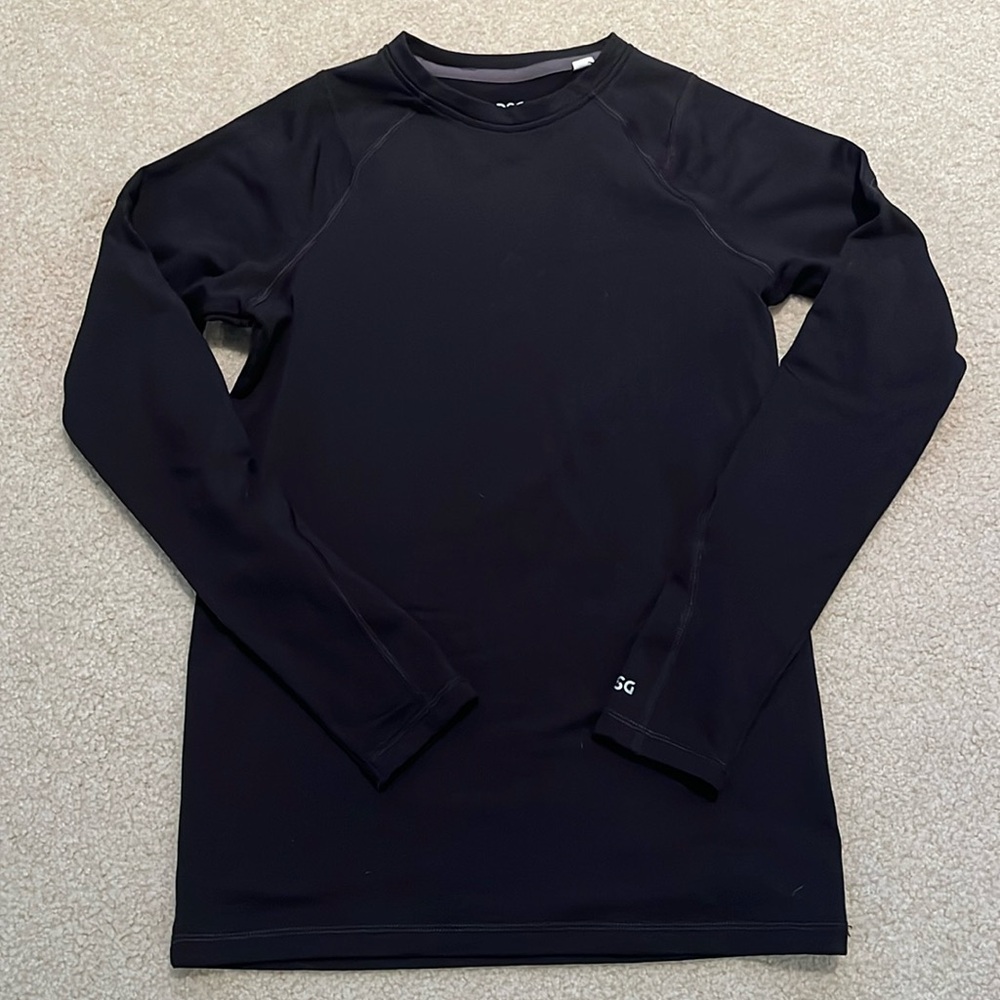 DSG Cold Gear Black Long Sleeve Shirt - youth size 18